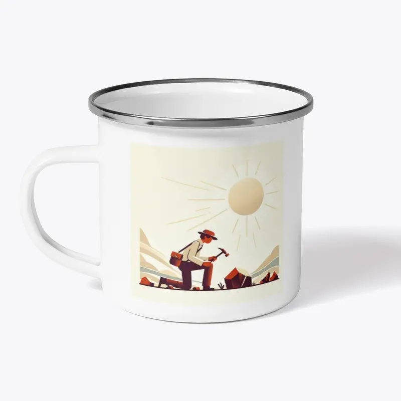 Peaceful Geologist Camping Mug